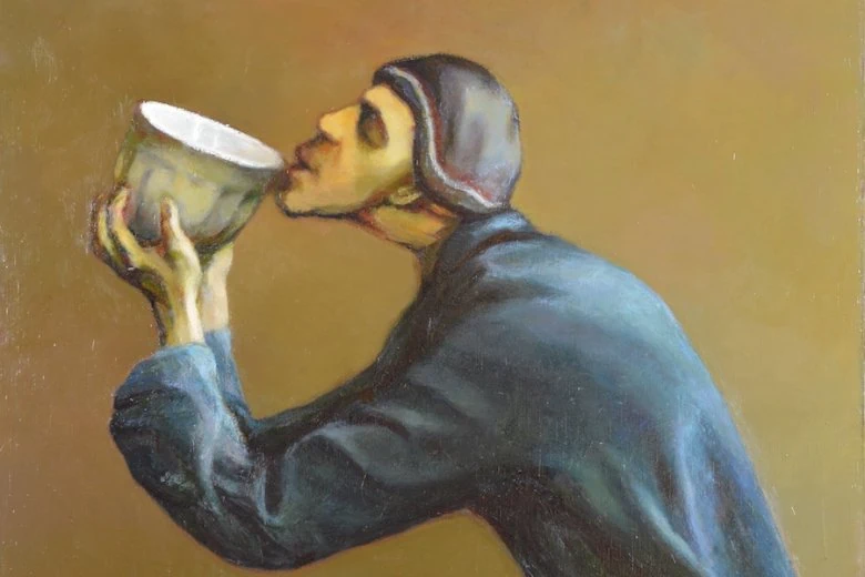 Biruta Delle. Thirst. 2013. Canvas/oil. 100x110.